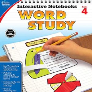 Carson Dellosa- Interactive Notebook Word Study Workbook - Grade 4- Printable