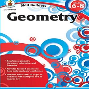 Carson Dellosa - Skill Builders Geometry Workbook - Grades 6–8(Printable)