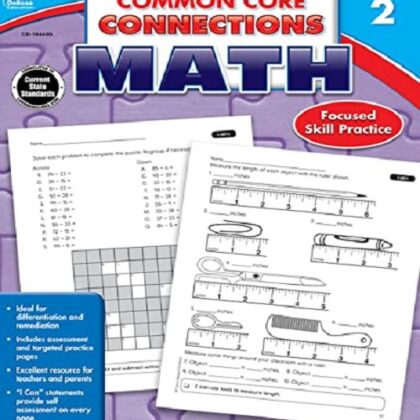 Carson Dellosa-Common Core Connections Math Grade 2 Workbook-Printable