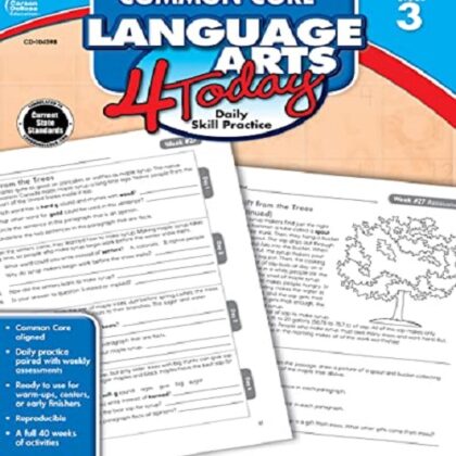 Carson Dellosa -Common Core Language Arts 4 Today Grade 3 Workbook-Printable