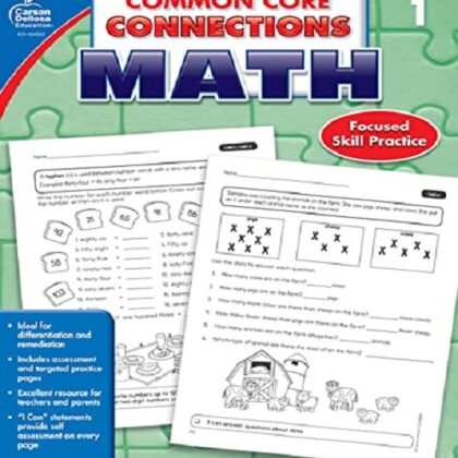 Carson Dellosa-Common Core Connections Math Grade 1 Workbook-Printable